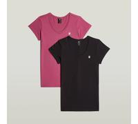 G-Star RAW T-shirt Slim V 2-Pack Multi couleur S