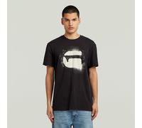 G-Star RAW T-shirt Spray G Logo Noir S