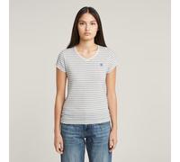 G-Star RAW T-shirt Stripe Eyben Slim V-neck 2.0 Multi couleur M