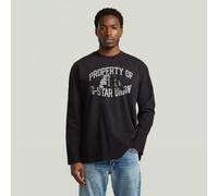 G-Star RAW T-shirt Sunfaded Relaxed Graphic Noir XL