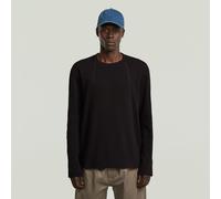 G-STAR Tweeter A Line R T Ls T-Shirt, Noir (DK Black D26826-e164-6484), XL Hommes