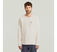 G-Star RAW T-shirt Tweeter A-Line Pocket Blanc M