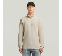 G-Star RAW T-shirt Tweeter Half Zip Blanc XL