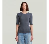 G-star Washed A Line Slim Fit Short Sleeve T-shirt Gris M Femme