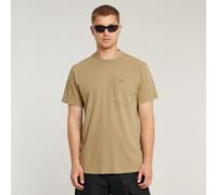 G-Star RAW T-Shirt Washed Pocket Beige XL