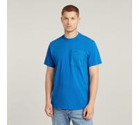 G-Star RAW T-Shirt Washed Pocket Bleu moyen M