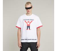 G-Star RAW T-Shirt WVB Unisex Boxy Blanc XS