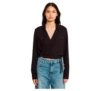 G-STAR RAW Tacoma Wrap Shirt WMN, Noir (DK Black D06288-d723-6484), S Femmes