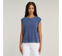G-Star Femme Top Back Zip Overdyed, Bleu (mid blue gd D26421-C261-H362), XS