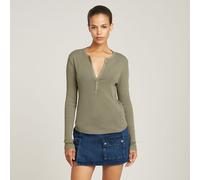 G-Star RAW Top Deep V-Neck Slim Vert XS