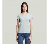G-star Eyben Slim 2.0 Short Sleeve V Neck T-shirt Vert M Femme