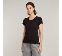 G-Star RAW Top Eyben Slim V-Neck 2.0 Noir L
