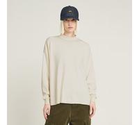 G-star Moto Logo Long Sleeve T-shirt Beige XS Femme