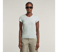 G-Star RAW Top Overdyed Eyben Slim V-Neck Bleu clair M