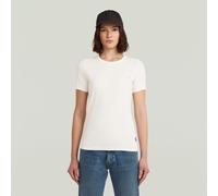 G-Star RAW Top Statement Chest Logo Optic Slim Beige S