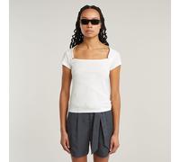 G-Star RAW Top Sweet Heart Slim Blanc L