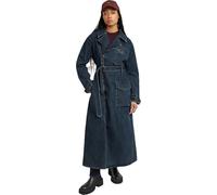 G-STAR Raw Trench long pour femme, Porté en Indigo Gear, X-Large