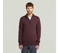 G-star Premium Core Half Zip Sweater Violet L Homme