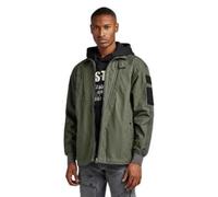 G-STAR RAW Unisex Combat Tape Overshirt Homme, Vert (lt hunter D21980-D213-8165), M S