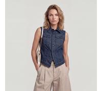 G-star D29079-e358 Waistcoat Bleu 2XL Femme