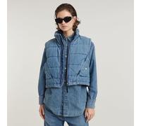 G-Star RAW Veste Sans Manches Padded Mae Bleu moyen L