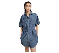 G-star Drawcord Short Sleeve Dress Bleu L Femme