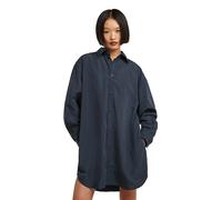 G-star Oversized Woven Long Sleeve Dress Bleu L Femme