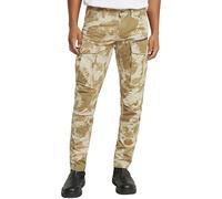 G-Star Homme Pantalon Rovic Zip 3D Regular Tapered, Multicolore (dk brick gd glitch beach camo D02190-D955-H174), 36W / 30L