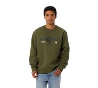 G-STAR Running Dog Back GR r SW Sweater, Shadow Olive, M Men's