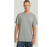 G-Star Script R T Dark Grey Taille: XL | T-Shirts Outlet | Homme | Gris