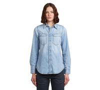 G-STAR Slim Western Shirt Ls WMN, Bleu (Sun Faded Blue Mist D27714-d539-g342), XL Femmes