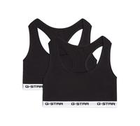 G-star D29409-01 Racerback Bralette Bra 2 Units Noir S Femme