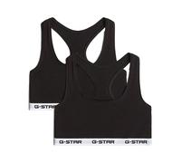 G-star D29409-01 Racerback Bralette Bra 2 Units Noir XL Femme