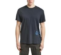 G-Star T-shirt Sprayed India Ink Bleu (D26819-d976-h392) Taille S