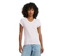 G-star Stripe Eyben Short Sleeve T-shirt Blanc XS Femme