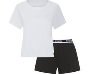 G-Star Sunstone Loungewear Bright White/black Taille: XL | Pyjamas Outlet | Femme | Blanche