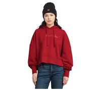 G-Star RAW Sweat G-Script Oversized Hooded Rouge XS