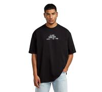 G-Star RAW T-shirt Multi Technique Graphic Relaxed Noir L