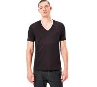 G-Star T-shirt Base Ribbed Premium 1 By 1 - Col V manches courtes - Lot de 2 Noir L Homme