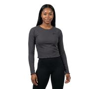 G-star T-shirt à Manches Longues Script Cropped Super Slim Fit