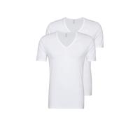G-star Base Ribbed Premium 1 By 1 Short Sleeve V Neck T-shirt 2 Units Blanc XS Homme