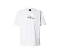 G-STAR T-Shirt bleu foncé / gris clair / blanc, Taille L