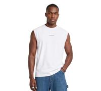 G-Star T-shirt Boxy sans manches Homme Blanc Taille L