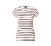 G-STAR T-shirt 'Eyben' marron châtaigne / blanc, Taille M