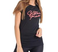 G-STAR T-Shirt Noir Femme Raw Cursive Noir L