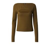 G-Star Femme Top Cut-Out Slim Boatneck, Vert (dark olive D23811-D493-C744), S