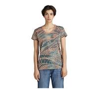 G Star - Tee-Shirt - Bleu Et Rose