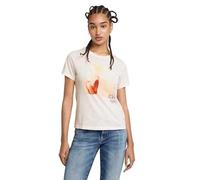 G-Star Top Abstract Water Color Print T-Shirt Femme
