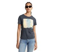 G-Star Top Abstract Water Color Print T-Shirt Femme