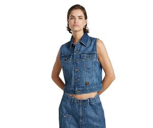 G-STAR Veste Sans Manches Shrunken Denim veste Femme (lot de 1)